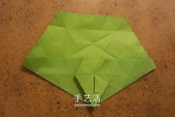漂亮紙花的折法 手工折紙六角星花的步驟圖解 -  rpnrmr.com