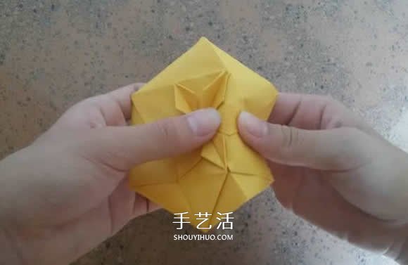 漂亮紙花的折法 手工折紙六角星花的步驟圖解 -  rpnrmr.com