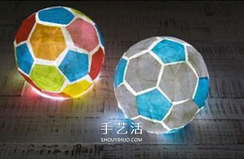 創(chuàng)意足球燈籠的做法圖解 自制足球樣式燈飾教程 -  rpnrmr.com