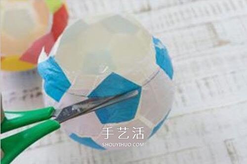 創(chuàng)意足球燈籠的做法圖解 自制足球樣式燈飾教程 -  rpnrmr.com