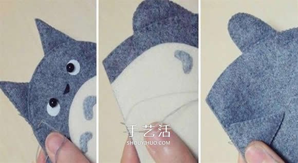 自制卡通鑰匙包的方法 手工布藝龍貓鑰匙包制作 -  rpnrmr.com