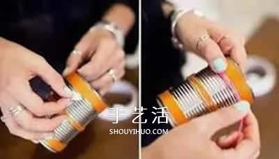 自制小盆栽的方法圖解 簡單鐵罐子廢物利用 -  rpnrmr.com