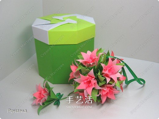 情人節(jié)八角盒子的折法 漂亮情人節(jié)禮品盒折紙 -  rpnrmr.com