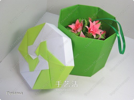 情人節(jié)八角盒子的折法 漂亮情人節(jié)禮品盒折紙 -  rpnrmr.com