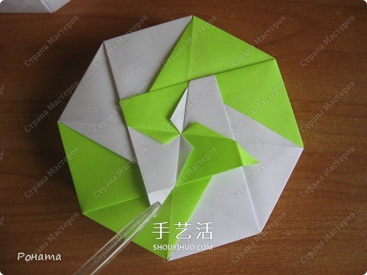 情人節(jié)八角盒子的折法 漂亮情人節(jié)禮品盒折紙 -  rpnrmr.com