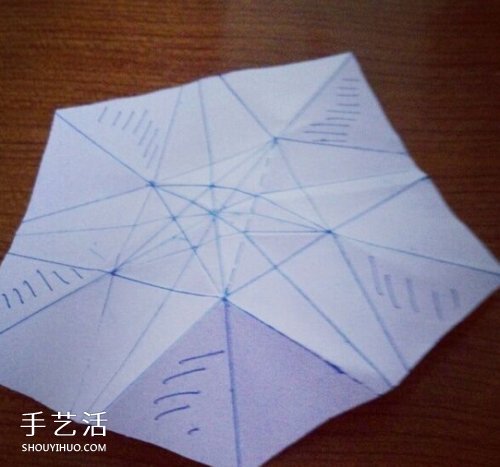 復(fù)雜立體五角星的折法 有難度的星星折紙圖解 -  rpnrmr.com