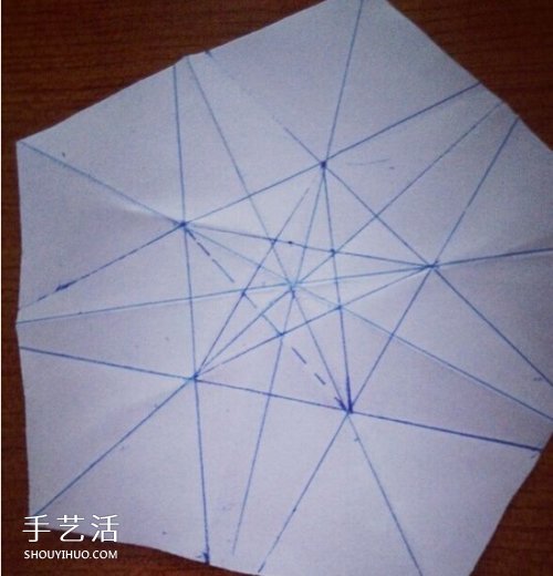 復(fù)雜立體五角星的折法 有難度的星星折紙圖解 -  rpnrmr.com