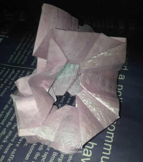 齒輪玫瑰的折紙方法 長(zhǎng)條紙折紙玫瑰花圖解 -  rpnrmr.com