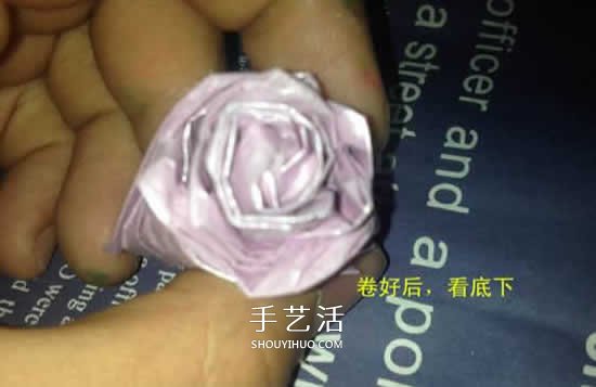 齒輪玫瑰的折紙方法 長(zhǎng)條紙折紙玫瑰花圖解 -  rpnrmr.com