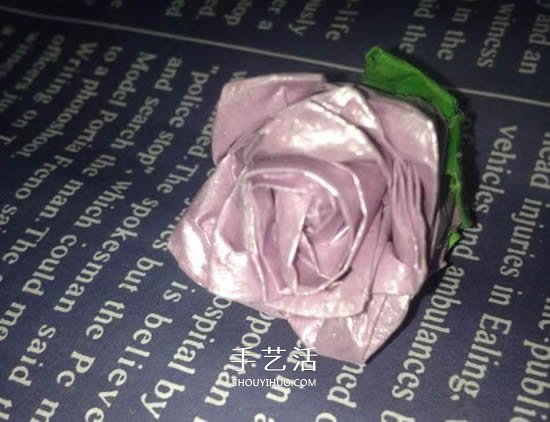 齒輪玫瑰的折紙方法 長(zhǎng)條紙折紙玫瑰花圖解 -  rpnrmr.com