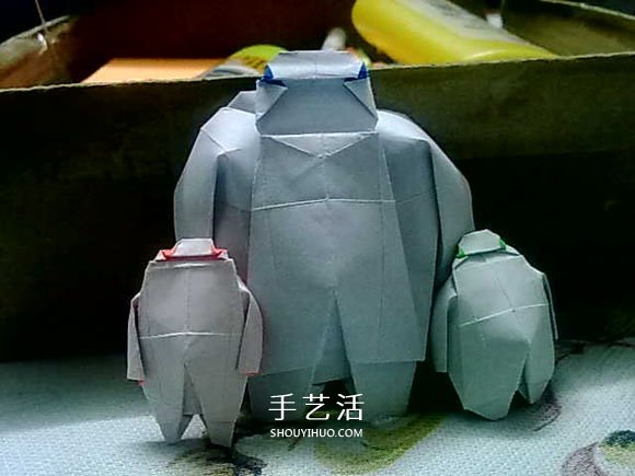 萌神折紙教程 可愛立體大白的折法圖解步驟 -  rpnrmr.com