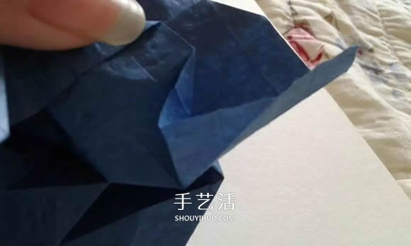折紙玫瑰花教程 漂亮貝利爾玫瑰的折法步驟 -  rpnrmr.com