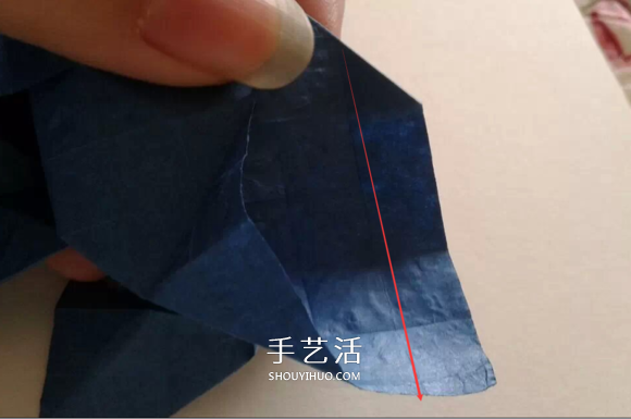 折紙玫瑰花教程 漂亮貝利爾玫瑰的折法步驟 -  rpnrmr.com