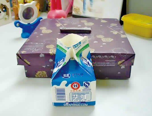 牛奶盒手工制作收納盒 簡單牛奶盒子廢物利用 -  rpnrmr.com