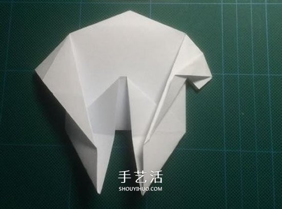 兒童手工折紙大白圖解 簡(jiǎn)單又可愛(ài)大白的折法 -  rpnrmr.com