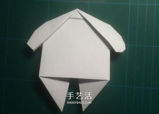 兒童手工折紙大白圖解 簡(jiǎn)單又可愛(ài)大白的折法 -  rpnrmr.com