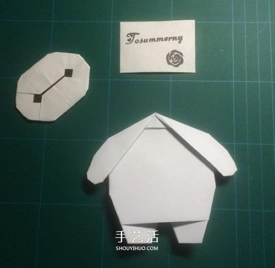 兒童手工折紙大白圖解 簡(jiǎn)單又可愛(ài)大白的折法 -  rpnrmr.com