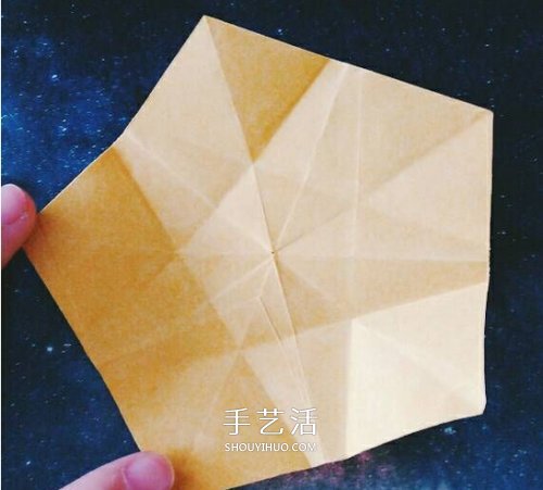 立體小星星的折法圖解 漂亮五角星怎么折教程 -  rpnrmr.com
