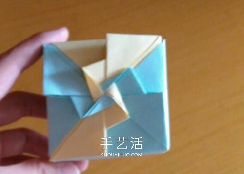 風(fēng)車盒子怎么折圖解教程 方形風(fēng)車禮盒的折法 -  rpnrmr.com