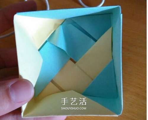 風(fēng)車盒子怎么折圖解教程 方形風(fēng)車禮盒的折法 -  rpnrmr.com