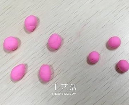 想念起了春天 用超輕粘土手工制作美麗的桃花 -  rpnrmr.com