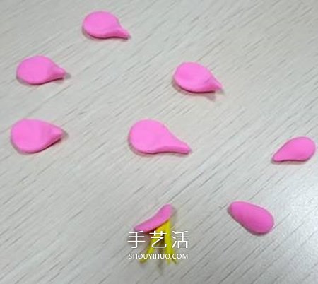 想念起了春天 用超輕粘土手工制作美麗的桃花 -  rpnrmr.com