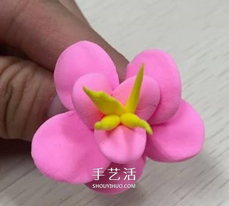 想念起了春天 用超輕粘土手工制作美麗的桃花 -  rpnrmr.com