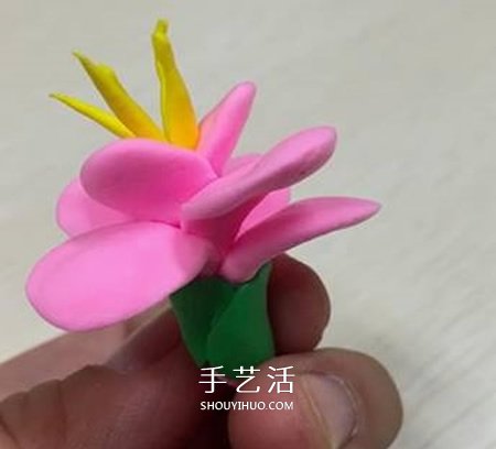 想念起了春天 用超輕粘土手工制作美麗的桃花 -  rpnrmr.com