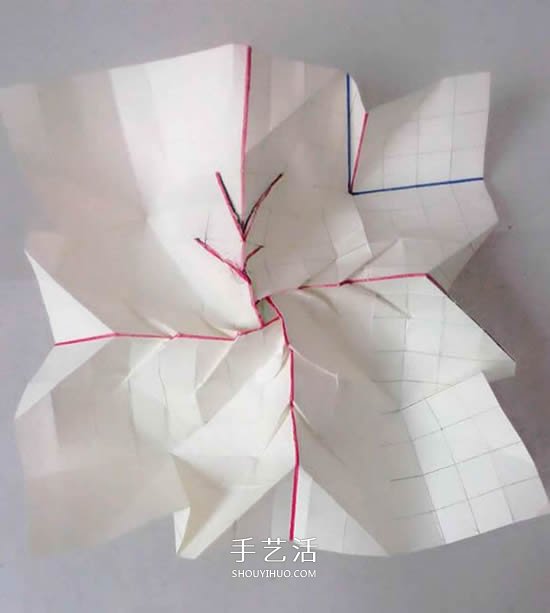情人節(jié)前練練手 美麗紙玫瑰花的折疊步驟圖 -  rpnrmr.com