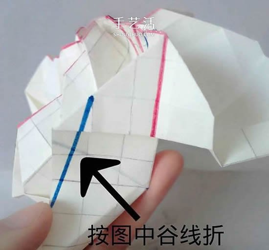 情人節(jié)前練練手 美麗紙玫瑰花的折疊步驟圖 -  rpnrmr.com