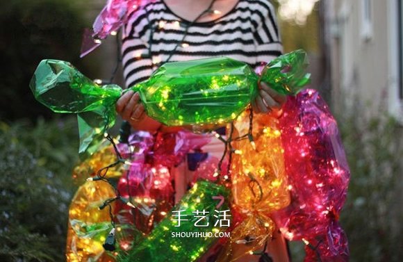 亮閃閃的糖果燈籠手工制作 很漂亮的裝飾燈飾 -  rpnrmr.com