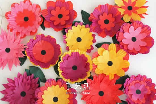 節(jié)日花環(huán)DIY 簡單蛋糕紙做花環(huán)的方法圖解 -  rpnrmr.com