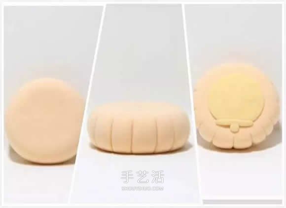中秋節(jié)手工小制作 粘土哆啦A夢(mèng)卡通月餅做法 -  rpnrmr.com