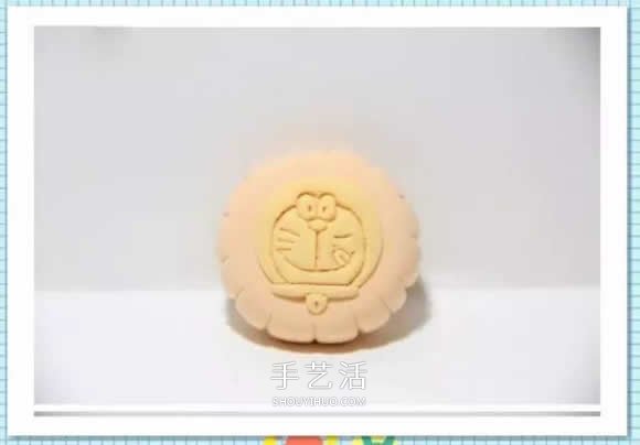 中秋節(jié)手工小制作 粘土哆啦A夢(mèng)卡通月餅做法 -  rpnrmr.com