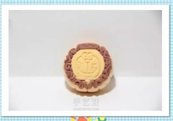 中秋節(jié)手工小制作 粘土哆啦A夢(mèng)卡通月餅做法 -  rpnrmr.com