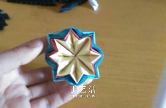怎么折漂亮紙花 手工折紙八角星花的折法圖解 -  rpnrmr.com