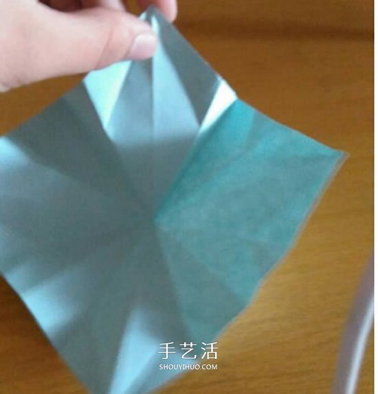 怎么折漂亮紙花 手工折紙八角星花的折法圖解 -  rpnrmr.com