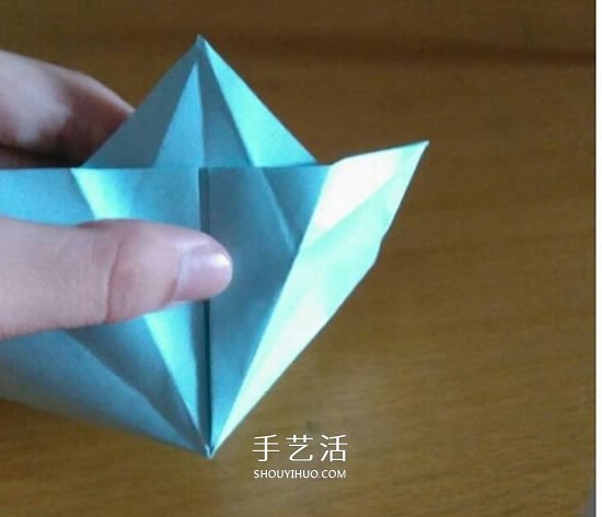 怎么折漂亮紙花 手工折紙八角星花的折法圖解 -  rpnrmr.com