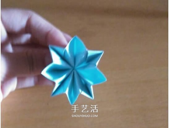怎么折漂亮紙花 手工折紙八角星花的折法圖解 -  rpnrmr.com