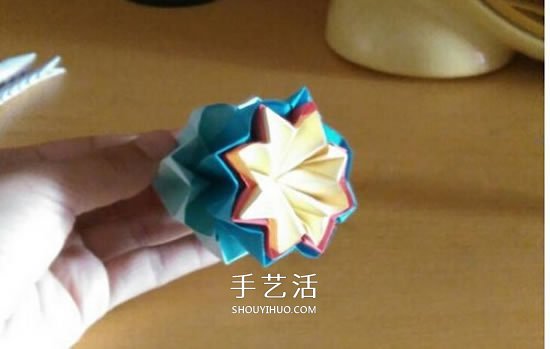 怎么折漂亮紙花 手工折紙八角星花的折法圖解 -  rpnrmr.com