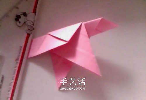 簡(jiǎn)單紙玫瑰花的折法 像是還未完全綻放的結(jié)構(gòu) -  rpnrmr.com