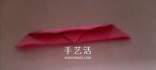 簡(jiǎn)單紙玫瑰花的折法 像是還未完全綻放的結(jié)構(gòu) -  rpnrmr.com