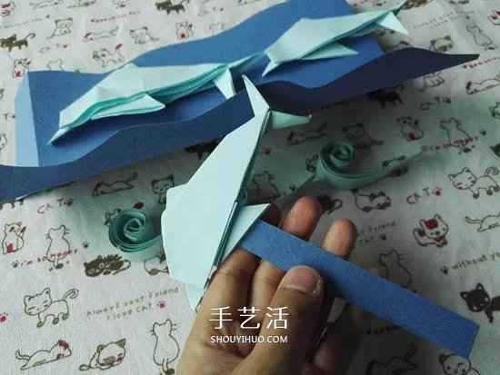 兒童簡單紙玩具制作 可以控制海豚游來游去 -  rpnrmr.com