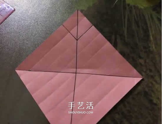 便簽紙折花的教程 迷你玫瑰花手工折紙圖解 -  rpnrmr.com