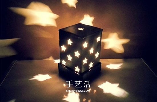 瓦楞紙做漂亮星星燈飾 改造成燈籠也很簡(jiǎn)單 -  rpnrmr.com