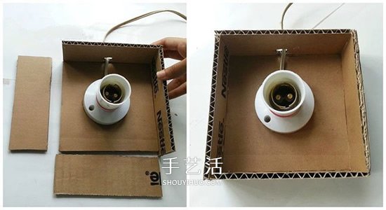 瓦楞紙做漂亮星星燈飾 改造成燈籠也很簡(jiǎn)單 -  rpnrmr.com