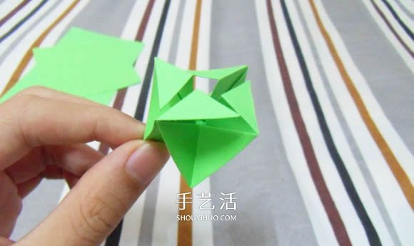 手工折紙花托的教程 可以完美搭配川崎玫瑰 -  rpnrmr.com