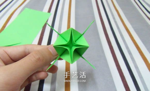 手工折紙花托的教程 可以完美搭配川崎玫瑰 -  rpnrmr.com