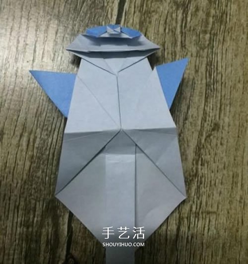 折紙站立大熊貓的圖解教程 可愛的卡通形象 -  rpnrmr.com