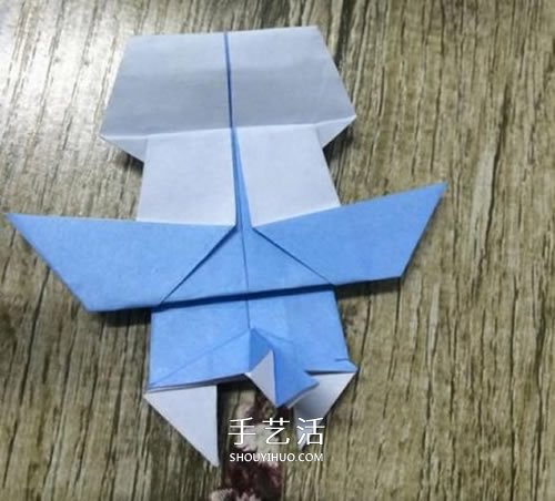 折紙站立大熊貓的圖解教程 可愛的卡通形象 -  rpnrmr.com